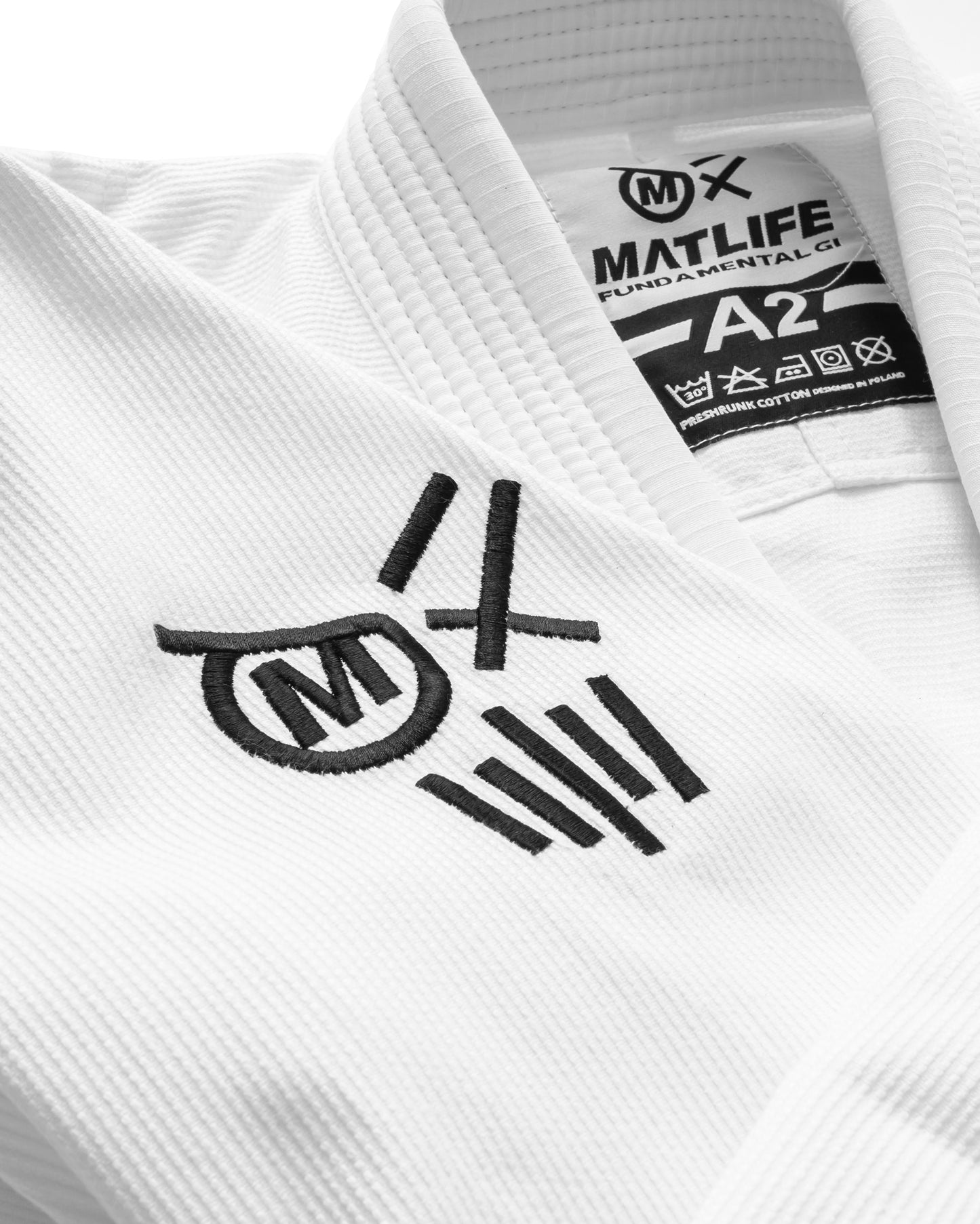 BJJ GI "FUNDAMENTAL" WHITE