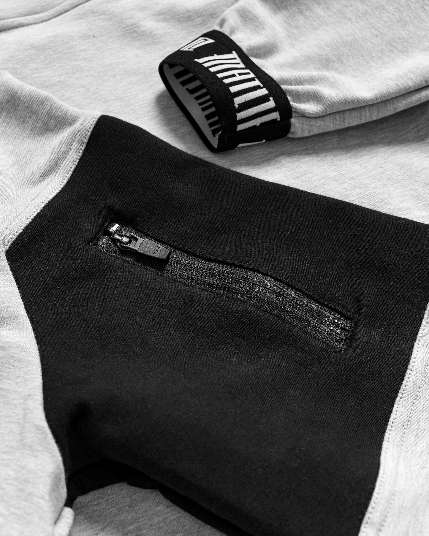 SPORTS SWEATSHIRT "ACTIV" GREY-BLACK