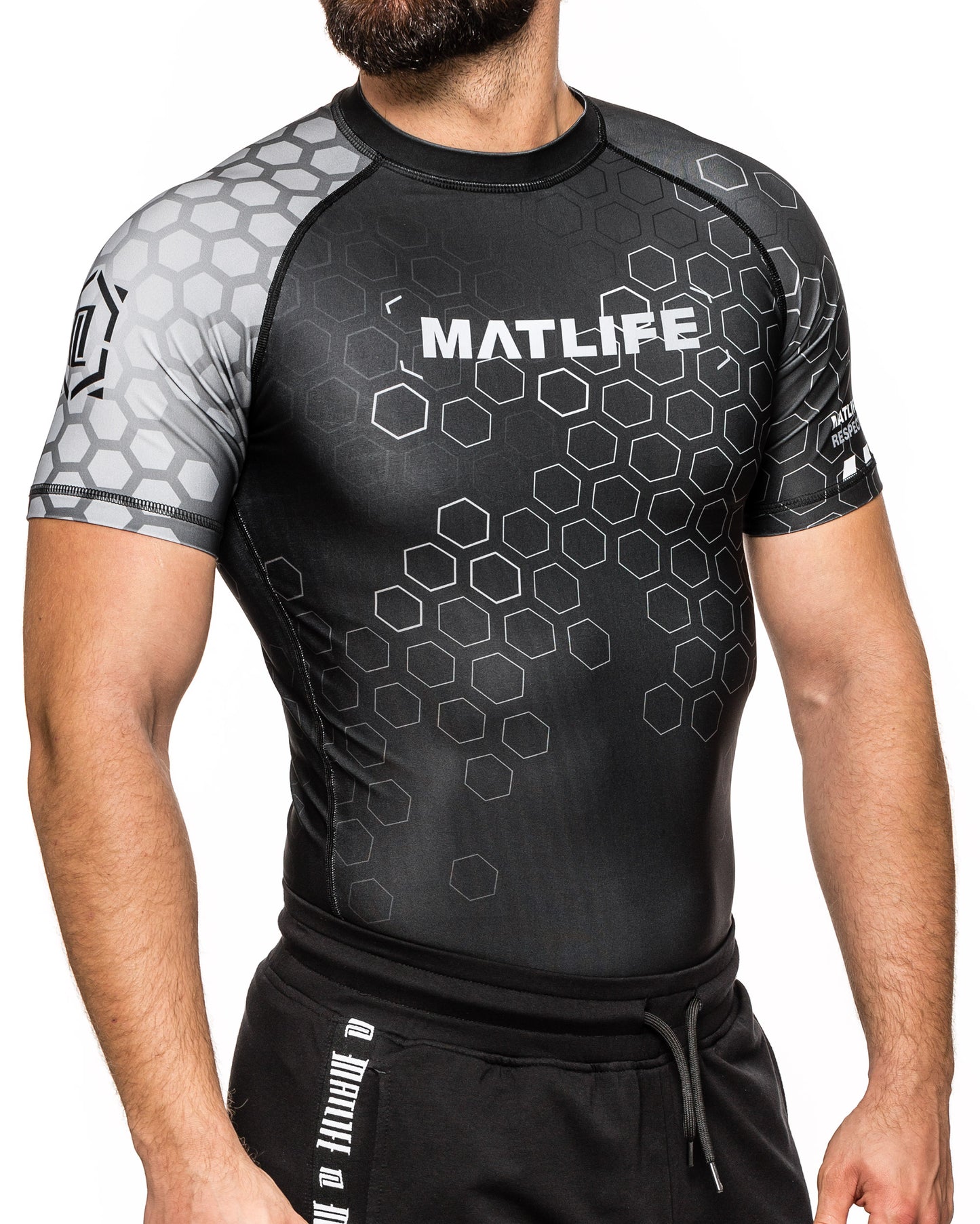 RASHGUARD "RANKED" WHITE