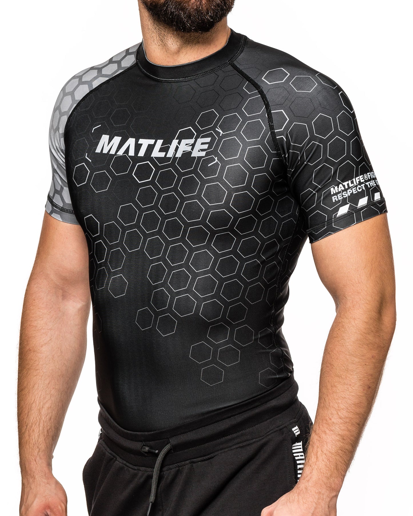 RASHGUARD "RANKED" WHITE