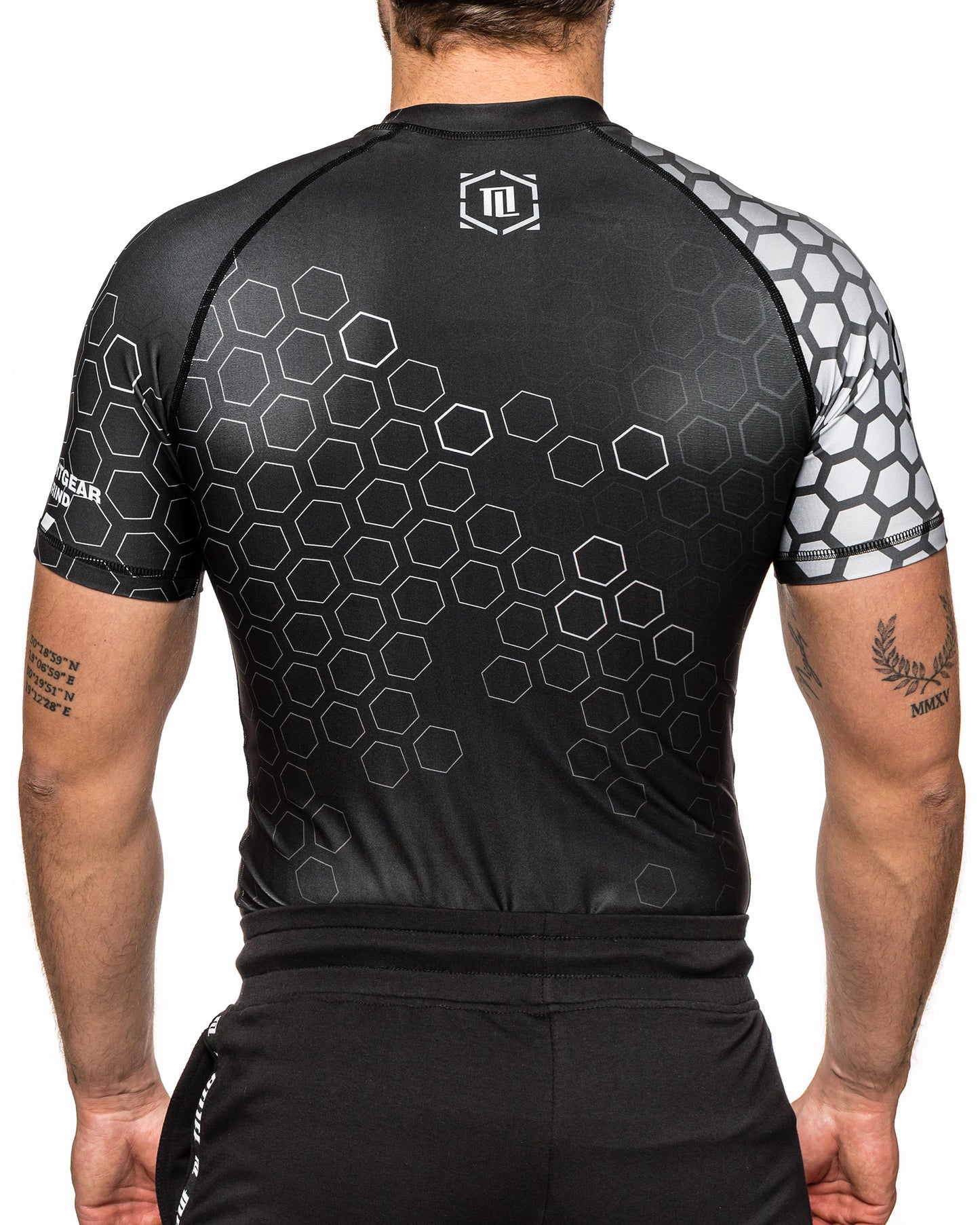 RASHGUARD "RANKED" WHITE