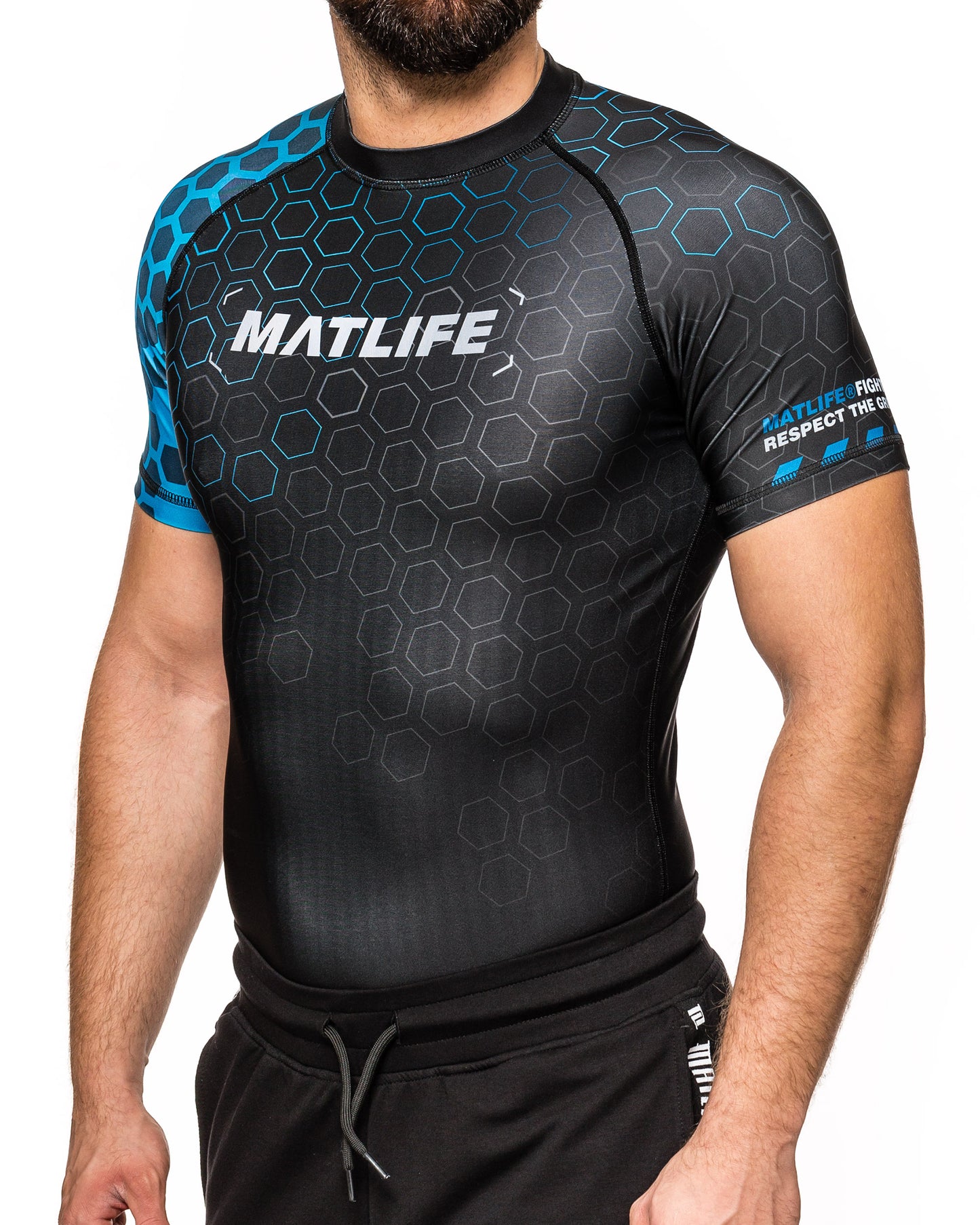 RASHGUARD "RANKED" BLUE