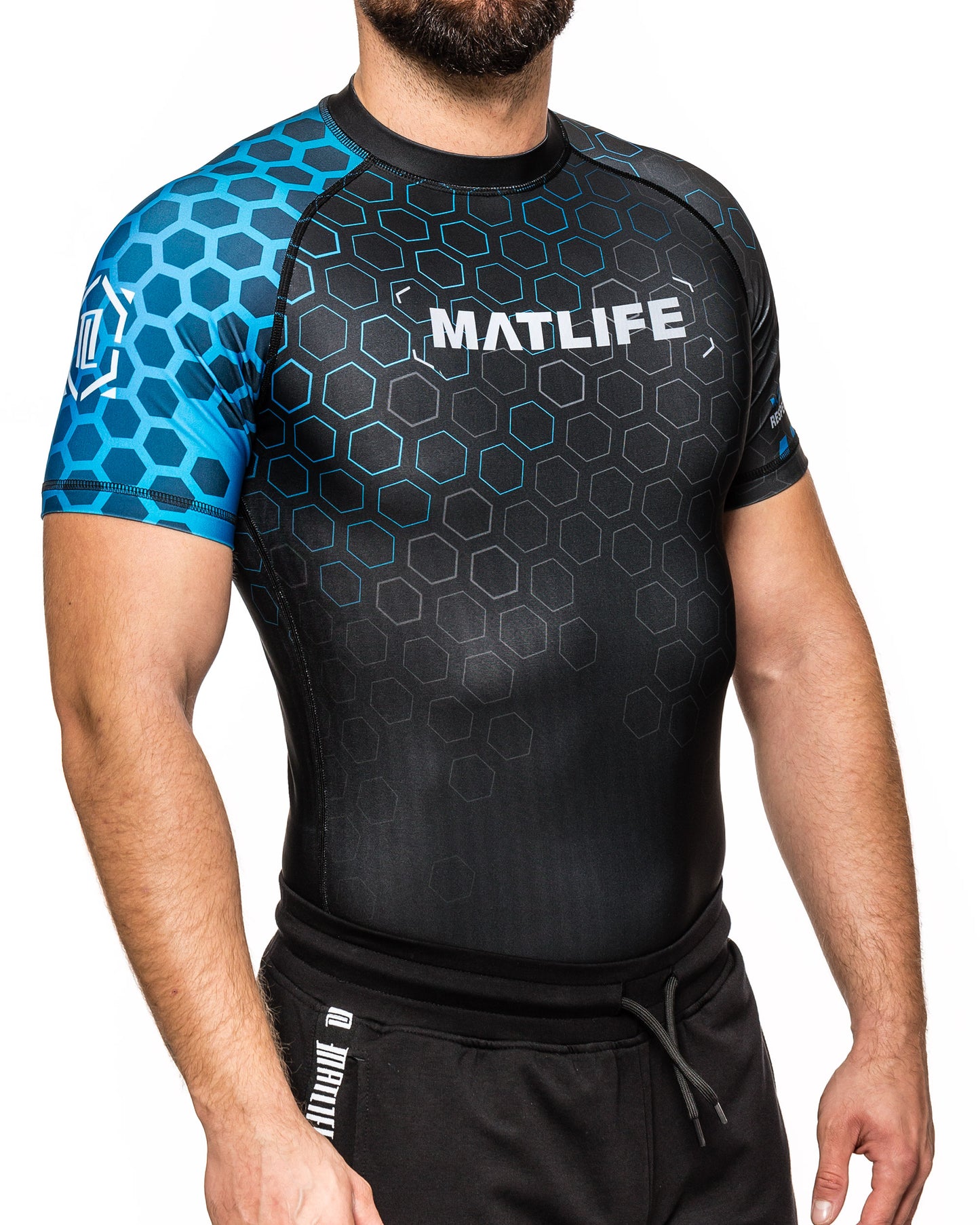 RASHGUARD "RANKED" BLUE