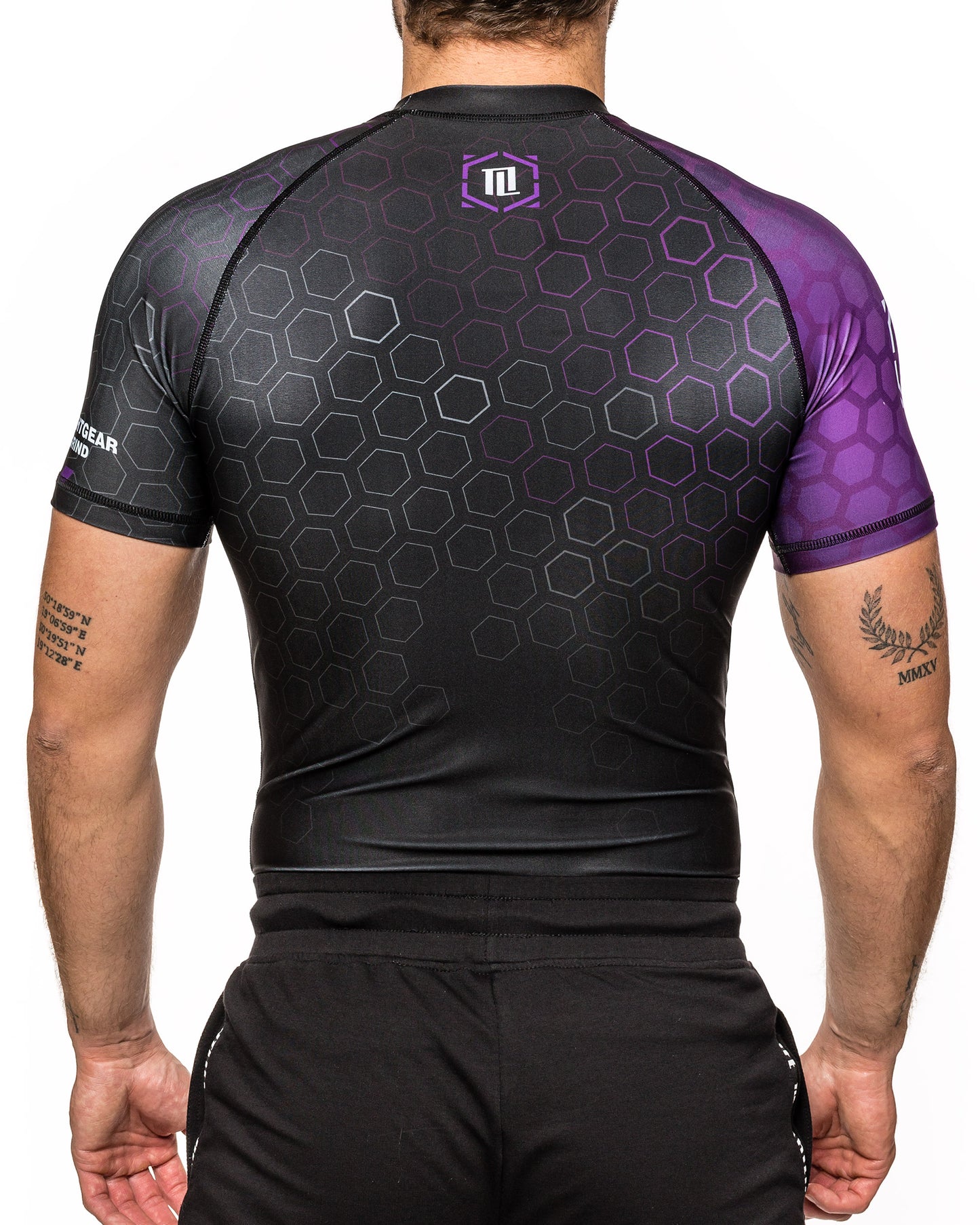 RASHGUARD "RANKED" PURPUROWY