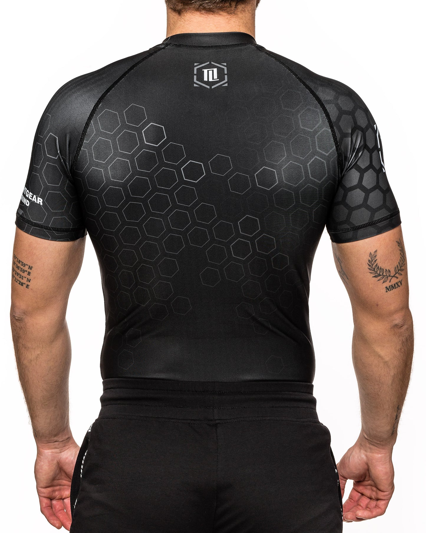 RASHGUARD "RANKED" CZARNY