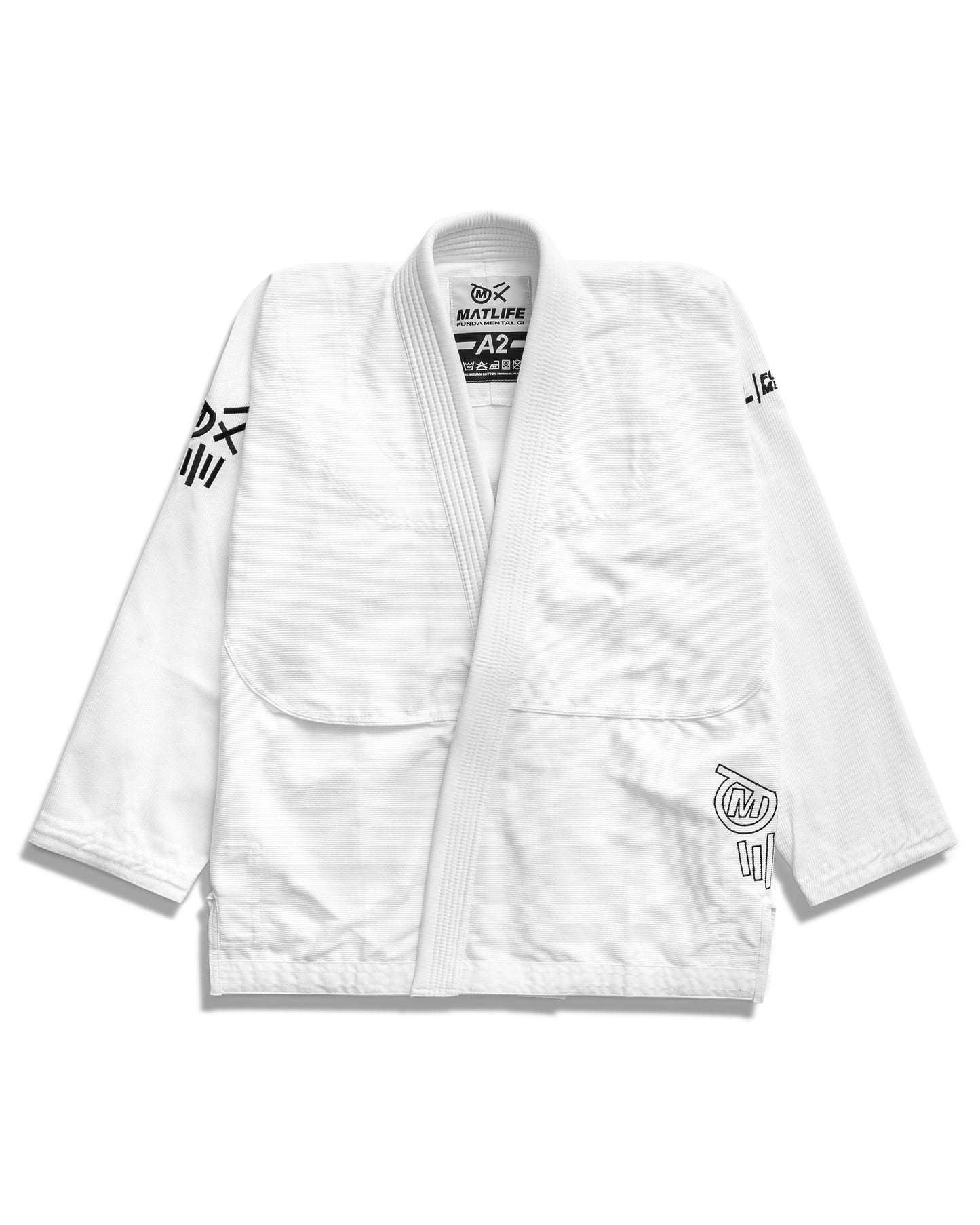 BJJ GI "FUNDAMENTAL" BIAŁE