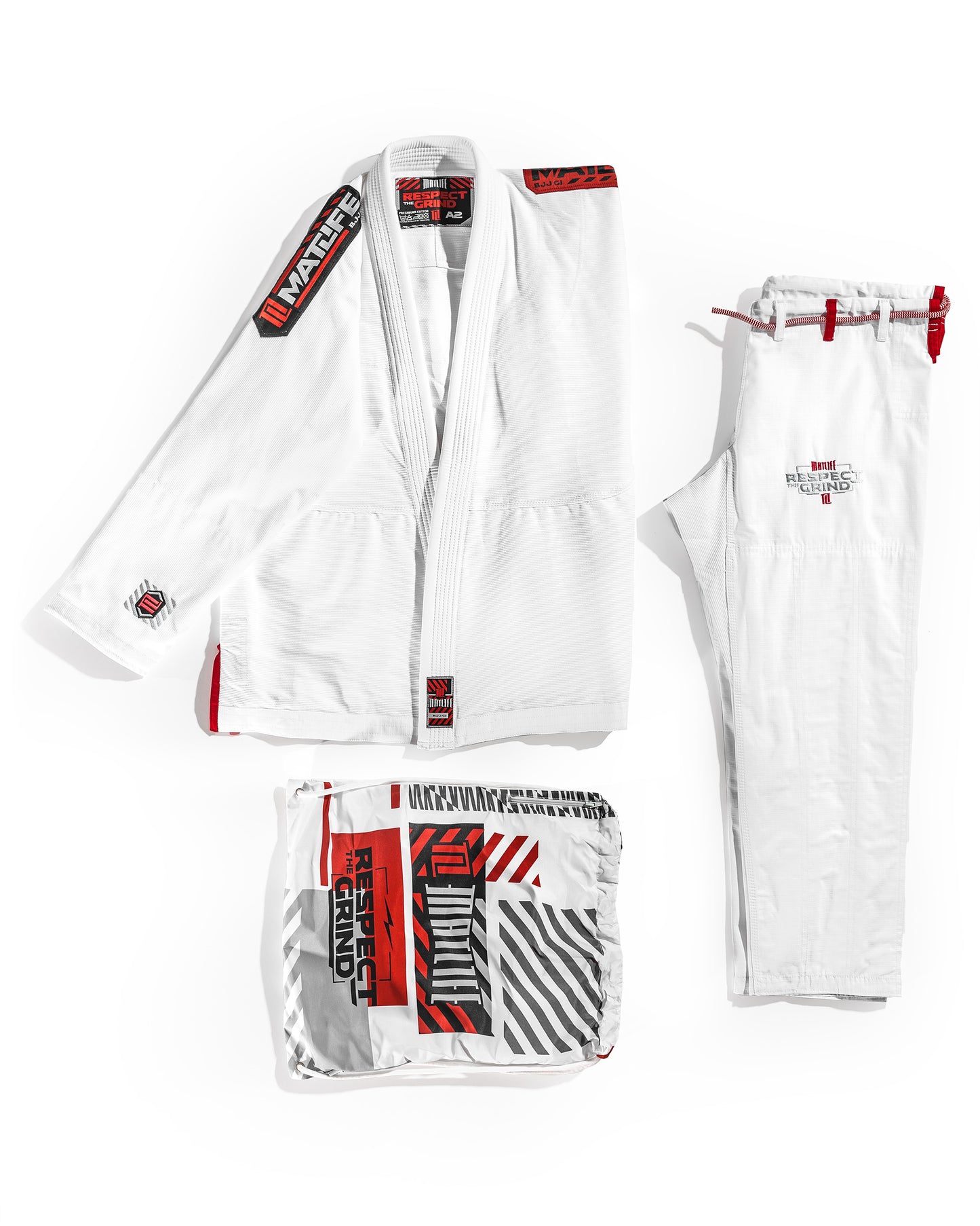 BJJ GI "RTG" BIAŁE