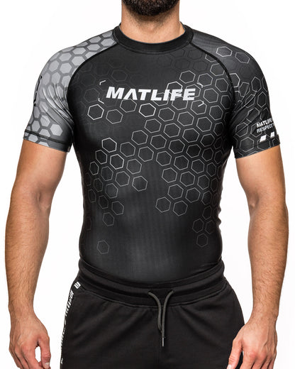 RASHGUARD "RANKED" WHITE